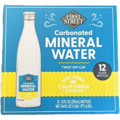 First Street Carbonated Mineral Water